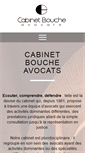 Mobile Screenshot of bouche-avocats.fr